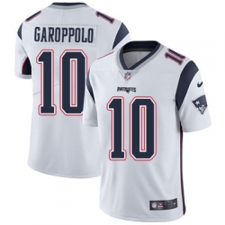 Nike Patriots #10 Jimmy Garoppolo White Mens Stitched NFL Vapor Untouchable Limited Jersey Nike Patriots #10 Jimmy Garoppolo White Mens Stitched NFL Vapor Untouchable Limited Jersey
