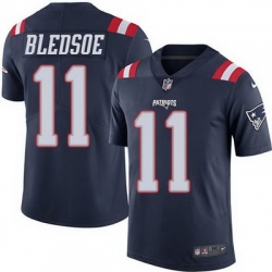 Nike Patriots #11 Drew Bledsoe Navy Blue Mens Stitched NFL Limited Rush Jersey Nike Patriots #11 Drew Bledsoe Navy Blue Mens Stitched NFL Limited Rush Jersey