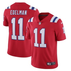 Nike Patriots 11 Julian Edelman Red 2020 New Vapor Untouchable Limited Jersey Nike Patriots 11 Julian Edelman Red 2020 New Vapor Untouchable Limited Jersey