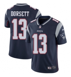 Nike Patriots #13 Phillip Dorsett Navy Blue Team Color Mens Stitched NFL Vapor Untouchable Limited Jersey