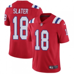 Nike Patriots #18 Matt Slater Red Alternate Mens Stitched NFL Vapor Untouchable Limited Jersey Nike Patriots #18 Matt Slater Red Alternate Mens Stitched NFL Vapor Untouchable Limited Jersey