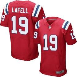 Nike Patriots #19 Brandon LaFell Red Alternate Mens Stitched NFL Elite Jersey Nike Patriots #19 Brandon LaFell Red Alternate Mens Stitched NFL Elite Jersey