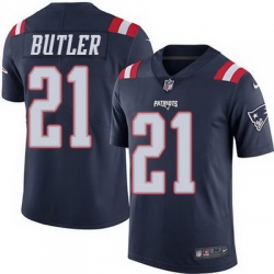 Nike Patriots #21 Malcolm Butler Navy Blue Mens Stitched NFL Limited Rush Jersey Nike Patriots #21 Malcolm Butler Navy Blue Mens Stitched NFL Limited Rush Jersey