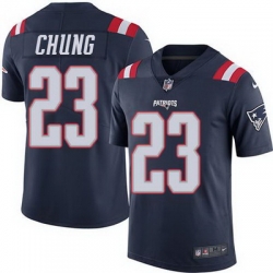 Nike Patriots #23 Patrick Chung Navy Blue Mens Stitched NFL Limited Rush Jersey Nike Patriots #23 Patrick Chung Navy Blue Mens Stitched NFL Limited Rush Jersey