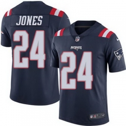 Nike Patriots #24 Cyrus Jones Navy Blue Mens Stitched NFL Limited Rush Jersey Nike Patriots #24 Cyrus Jones Navy Blue Mens Stitched NFL Limited Rush Jersey