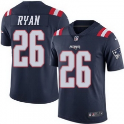 Nike Patriots #26 Logan Ryan Navy Blue Mens Stitched NFL Limited Rush Jersey Nike Patriots #26 Logan Ryan Navy Blue Mens Stitched NFL Limited Rush Jersey