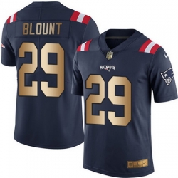 Nike Patriots #29 LeGarrette Blount Navy Blue Mens Stitched NFL Limited Gold Rush Jersey Nike Patriots #29 LeGarrette Blount Navy Blue Mens Stitched NFL Limited Gold Rush Jersey