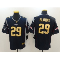 Nike Patriots 29 LeGarrette Blount Navy Gold Limited Jersey Nike Patriots 29 LeGarrette Blount Navy Gold Limited Jersey