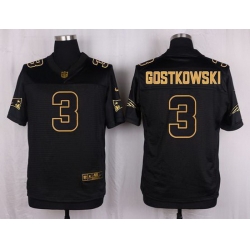 Nike Patriots #3 Stephen Gostkowski Black Mens Stitched NFL Elite Pro Line Gold Collection Jersey Nike Patriots #3 Stephen Gostkowski Black Mens Stitched NFL Elite Pro Line Gold Collection Jersey