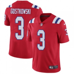 Nike Patriots #3 Stephen Gostkowski Red Alternate Mens Stitched NFL Vapor Untouchable Limited Jersey Nike Patriots #3 Stephen Gostkowski Red Alternate Mens Stitched NFL Vapor Untouchable Limited Jersey