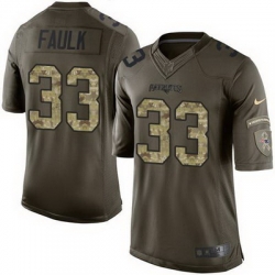 Nike Patriots #33 Kevin Faulk Green Mens Stitched NFL Limited Salute to Service Jersey Nike Patriots #33 Kevin Faulk Green Mens Stitched NFL Limited Salute to Service Jersey