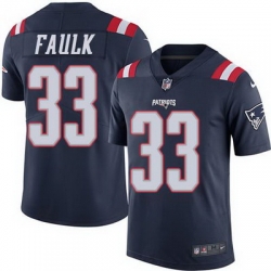 Nike Patriots #33 Kevin Faulk Navy Blue Mens Stitched NFL Limited Rush Jersey Nike Patriots #33 Kevin Faulk Navy Blue Mens Stitched NFL Limited Rush Jersey
