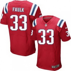 Nike Patriots #33 Kevin Faulk Red Alternate Mens Stitched NFL Elite Jersey Nike Patriots #33 Kevin Faulk Red Alternate Mens Stitched NFL Elite Jersey