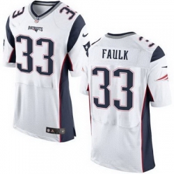 Nike Patriots #33 Kevin Faulk White Mens Stitched NFL New Elite Jersey Nike Patriots #33 Kevin Faulk White Mens Stitched NFL New Elite Jersey
