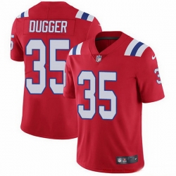 Nike Patriots 35 Kyle Dugger Red Alternate Men Stitched NFL Vapor Untouchable Limited Jersey Nike Patriots 35 Kyle Dugger Red Alternate Men Stitched NFL Vapor Untouchable Limited Jersey