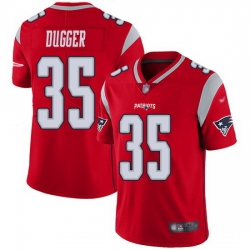 Nike Patriots 35 Kyle Dugger Red Men Stitched NFL Limited Inverted Legend Jersey Nike Patriots 35 Kyle Dugger Red Men Stitched NFL Limited Inverted Legend Jersey