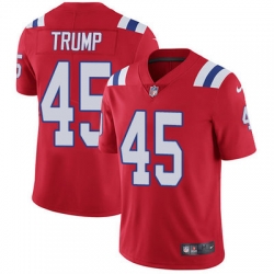 Nike Patriots #45 Donald Trump Red Alternate Mens Stitched NFL Vapor Untouchable Limited Jersey Nike Patriots #45 Donald Trump Red Alternate Mens Stitched NFL Vapor Untouchable Limited Jersey
