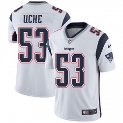 Nike Patriots 53 Josh Uche White Men Stitched NFL Vapor Untouchable Limited Jersey Nike Patriots 53 Josh Uche White Men Stitched NFL Vapor Untouchable Limited Jersey