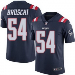 Nike Patriots #54 Tedy Bruschi Navy Blue Mens Stitched NFL Limited Rush Jersey Nike Patriots #54 Tedy Bruschi Navy Blue Mens Stitched NFL Limited Rush Jersey