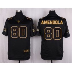 Nike Patriots #80 Danny Amendola Black Mens Stitched NFL Elite Pro Line Gold Collection Jersey Nike Patriots #80 Danny Amendola Black Mens Stitched NFL Elite Pro Line Gold Collection Jersey