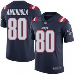 Nike Patriots #80 Danny Amendola Navy Blue Mens Stitched NFL Limited Rush Jersey Nike Patriots #80 Danny Amendola Navy Blue Mens Stitched NFL Limited Rush Jersey