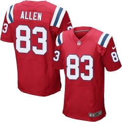 Nike Patriots #83 Dwayne Allen Red Alternate Mens Stitched NFL Elite Jersey Nike Patriots #83 Dwayne Allen Red Alternate Mens Stitched NFL Elite Jersey