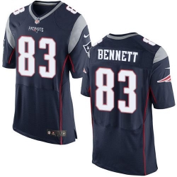 Nike Patriots #83 Martellus Bennett Navy Blue Team Color Mens Stitched NFL Elite Jersey Nike Patriots #83 Martellus Bennett Navy Blue Team Color Mens Stitched NFL Elite Jersey