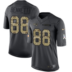 Nike Patriots #88 Martellus Bennett Black Mens Stitched NFL Limited 2016 Salute To Service Jersey Nike Patriots #88 Martellus Bennett Black Mens Stitched NFL Limited 2016 Salute To Service Jersey