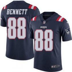 Nike Patriots #88 Martellus Bennett Navy Blue Mens Stitched NFL Limited Rush Jersey Nike Patriots #88 Martellus Bennett Navy Blue Mens Stitched NFL Limited Rush Jersey