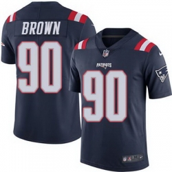 Nike Patriots #90 Malcom Brown Navy Blue Mens Stitched NFL Limited Rush Jersey Nike Patriots #90 Malcom Brown Navy Blue Mens Stitched NFL Limited Rush Jersey