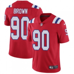 Nike Patriots #90 Malcom Brown Red Alternate Mens Stitched NFL Vapor Untouchable Limited Jersey Nike Patriots #90 Malcom Brown Red Alternate Mens Stitched NFL Vapor Untouchable Limited Jersey
