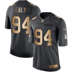 Nike Patriots #94 Kony Ealy Black Mens Stitched NFL Limited Gold Salute To Service Jersey Nike Patriots #94 Kony Ealy Black Mens Stitched NFL Limited Gold Salute To Service Jersey