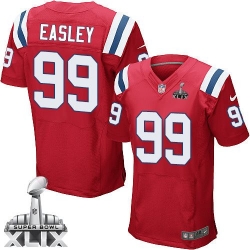 Nike Patriots #99 Dominique Easley Red Alternate Super Bowl XLIX Mens Stitched NFL Elite Jersey Nike Patriots #99 Dominique Easley Red Alternate Super Bowl XLIX Mens Stitched NFL Elite Jersey