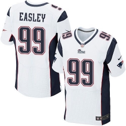 Nike Patriots #99 Dominique Easley White Mens Stitched NFL Elite Jersey Nike Patriots #99 Dominique Easley White Mens Stitched NFL Elite Jersey