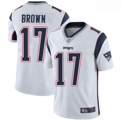 Patriots 17 Antonio Brown White Men Stitched Football Vapor Untouchable Limited Jersey Patriots 17 Antonio Brown White Men Stitched Football Vapor Untouchable Limited Jersey