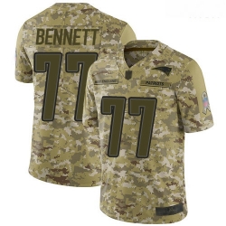 Patriots 77 Michael Bennett Camo Men Stitched Football Limited 2018 Salute To Service Jersey Patriots 77 Michael Bennett Camo Men Stitched Football Limited 2018 Salute To Service Jersey