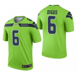 Men Seattle Seahawks Quandre Diggs #6 Green Vapor Limited Football Jersey