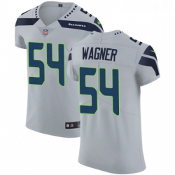 Mens Nike Seattle Seahawks 54 Bobby Wagner Grey Alternate Vapor Untouchable Elite Player NFL Jersey