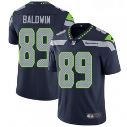 Mens Nike Seattle Seahawks 89 Doug Baldwin Steel Blue Team Color Vapor Untouchable Limited Player NFL Jersey