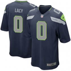 Men's Seattle Seahawks Eddie Lacy Nike Navy Game Jersey