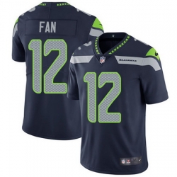 Nike Seahawks #12 Fan Steel Blue Team Color Mens Stitched NFL Vapor Untouchable Limited Jersey