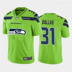 Nike Seahawks 31 DeeJay Dallas Green Team Big Logo Vapor Untouchable Limited Jersey