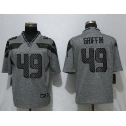 Nike Seahawks 49 Shaquem Griffin Gray Gridiron Gray Vapor Untouchable Limited Jersey