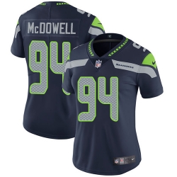 Nike Seahawks #94 Malik McDowell Steel Blue Team Color Womens Stitched NFL Vapor Untouchable Limited Jersey Nike Seahawks #94 Malik McDowell Steel Blue Team Color Womens Stitched NFL Vapor Untouchable Limited Jersey
