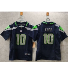 Women Seattle Seahawks 10 Cooper Kupp Navy 2025 Vapor Limited Stitched Football Jersey Women Seattle Seahawks 10 Cooper Kupp Navy 2025 Vapor Limited Stitched Football Jersey