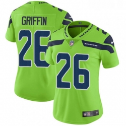 Womens Nike Seattle Seahawks 26 Shaquill Griffin Limited Green Rush Vapor Untouchable NFL Jersey Womens Nike Seattle Seahawks 26 Shaquill Griffin Limited Green Rush Vapor Untouchable NFL Jersey