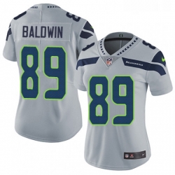 Womens Nike Seattle Seahawks 89 Doug Baldwin Elite Grey Alternate NFL Jersey Womens Nike Seattle Seahawks 89 Doug Baldwin Elite Grey Alternate NFL Jersey