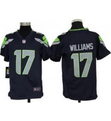 Youth Nike Seattle Seahawks 17# Mike Williams Blue Nike NFL Jerseys