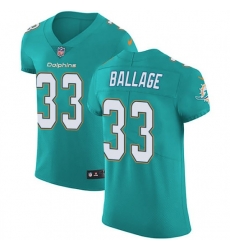 Kalen Ballage Miami Dolphins Men Elite Aqua Team Color Vapor Untouchable Nike Jersey Green