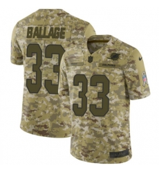 Kalen Ballage Miami Dolphins Men Limited 2018 Salute to Service Nike Jersey Camo